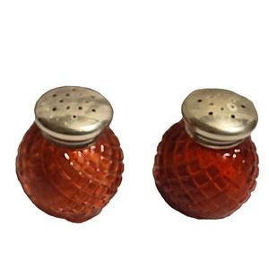 Vintage Avon Ruby Red Charisma Sachet Salt & Pepper Shakers Set